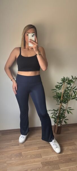 Oysho İspanyol Tayt Lacivert - XL