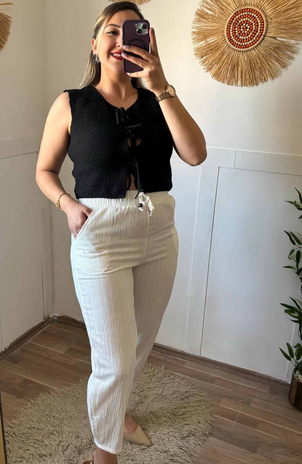 Bagcıklı Trıko Yelek