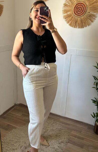 Bagcıklı Trıko Yelek