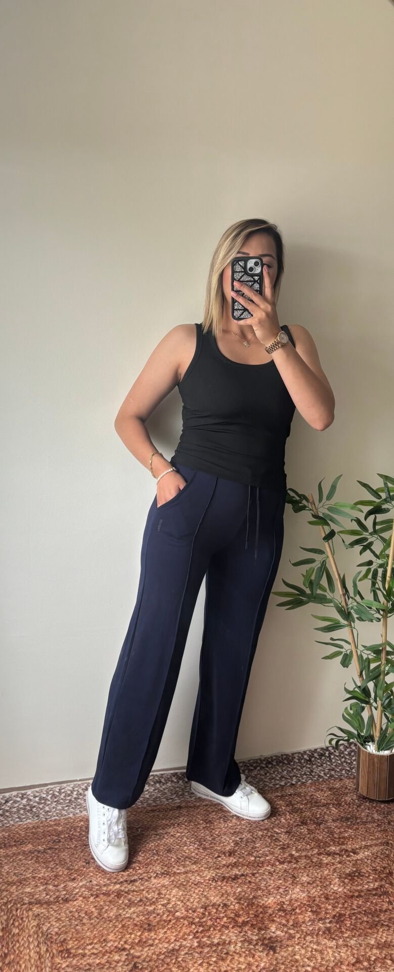 Modal Kumaş Eşofman Altı Lacivert - XL