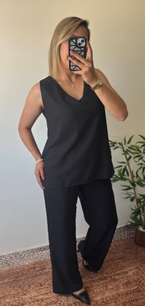 Keten İkili Takim Siyah - S