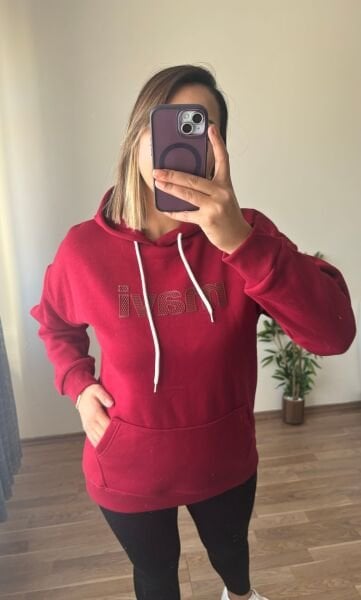 Oversize Kapşonlu Sweatshirt