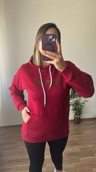 Oversize Kapşonlu Sweatshirt