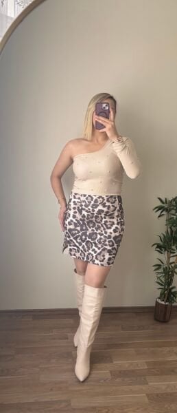 Leopar Desen Etek
