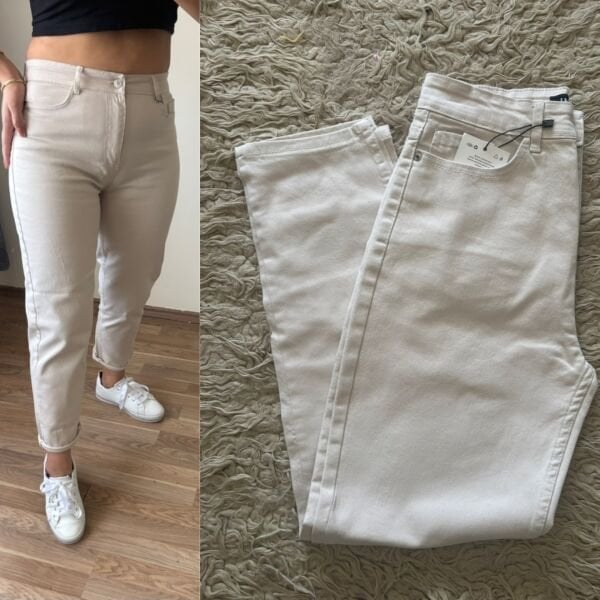 Krem Mom Jean