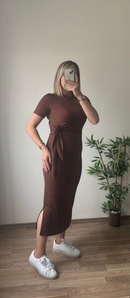 Yandan Bağlamali Elbise