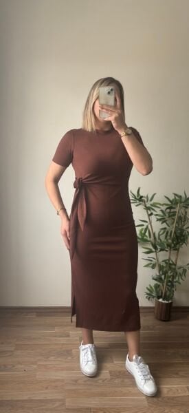 Yandan Bağlamali Elbise