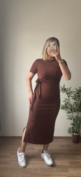 Yandan Bağlamali Elbise