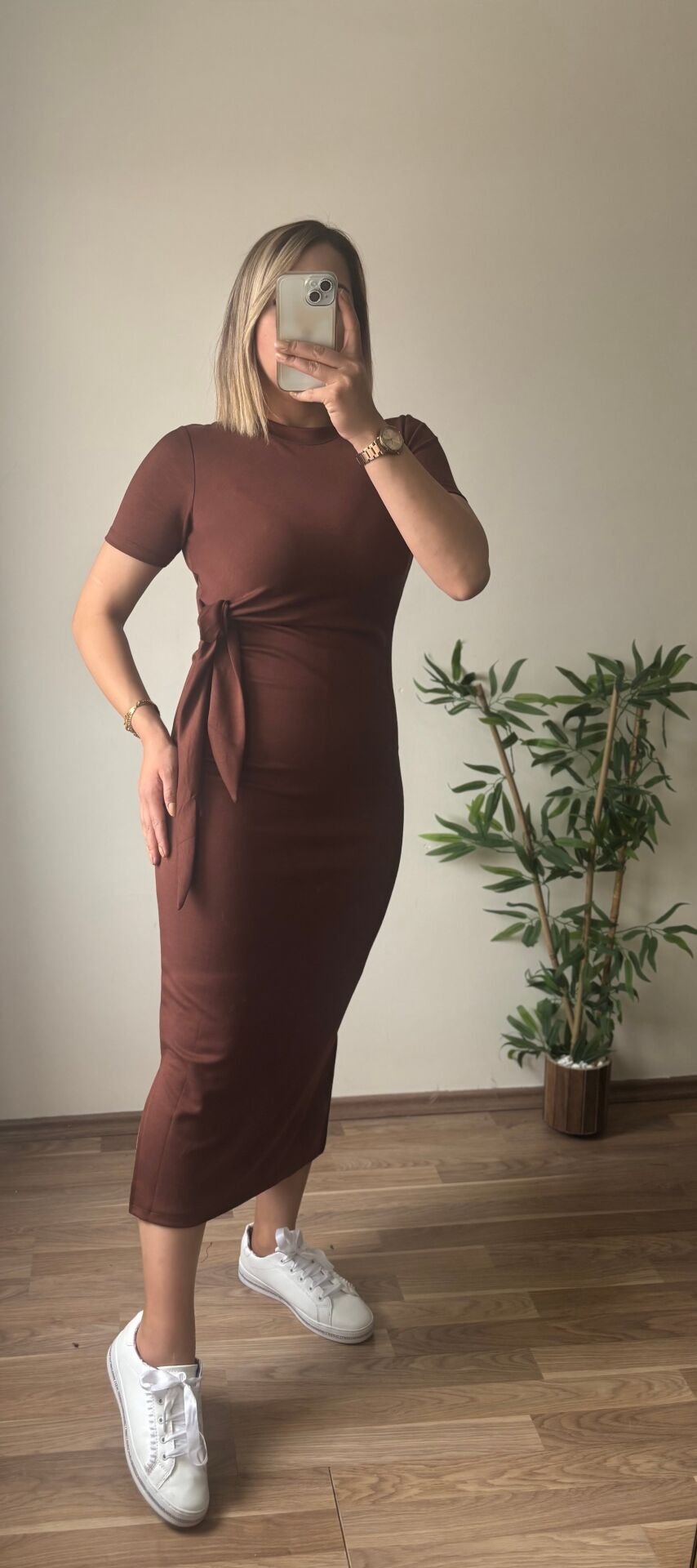 Yandan Bağlamali Elbise