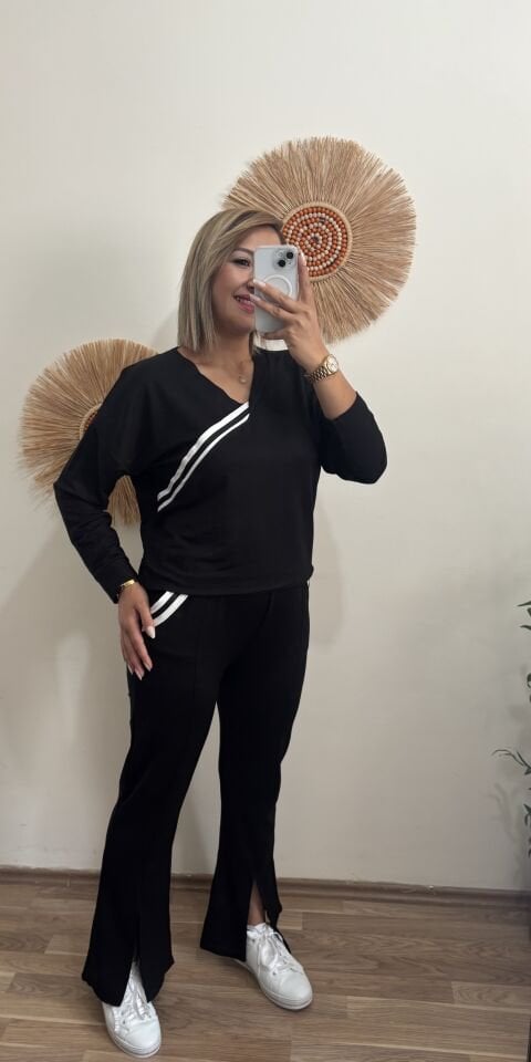 Paca Detayli Esofman Takimi