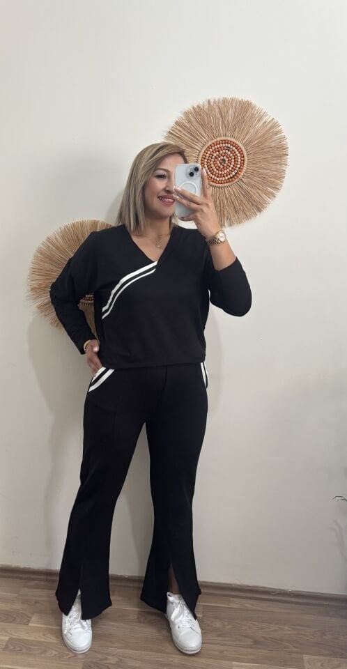 Paca Detayli Esofman Takimi