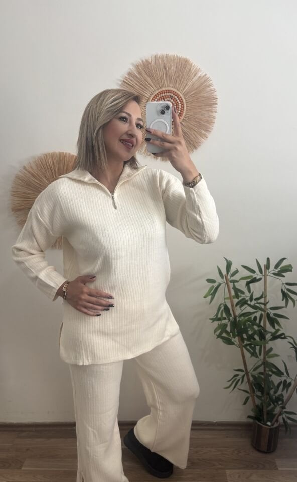 Triko Fermuarlı Takım