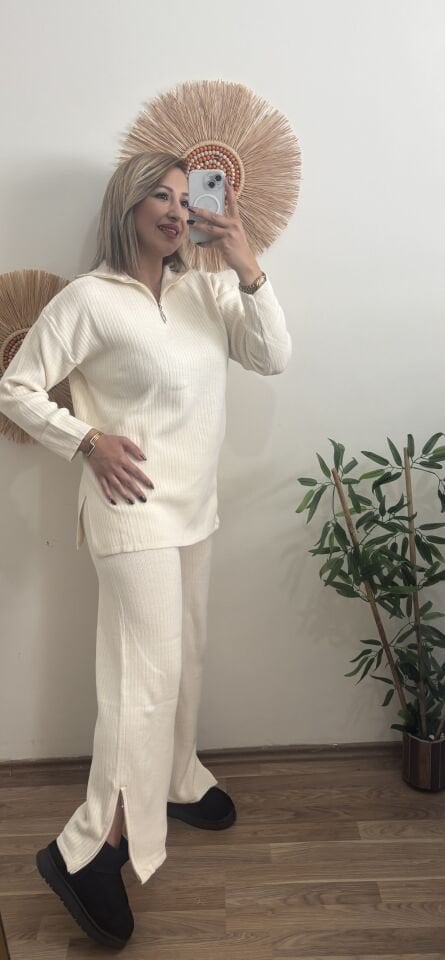 Triko Fermuarlı Takım