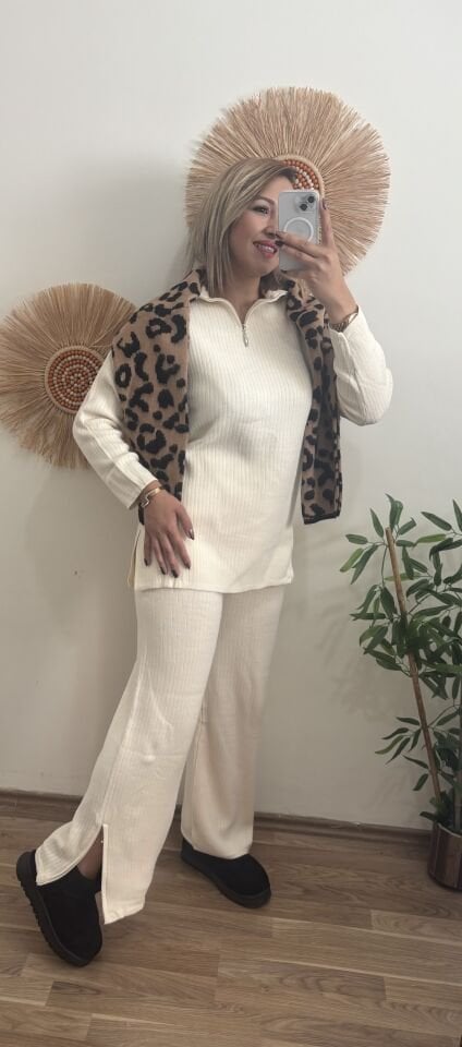 Triko Fermuarlı Takım