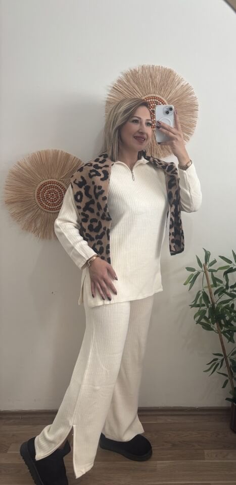 Triko Fermuarlı Takım